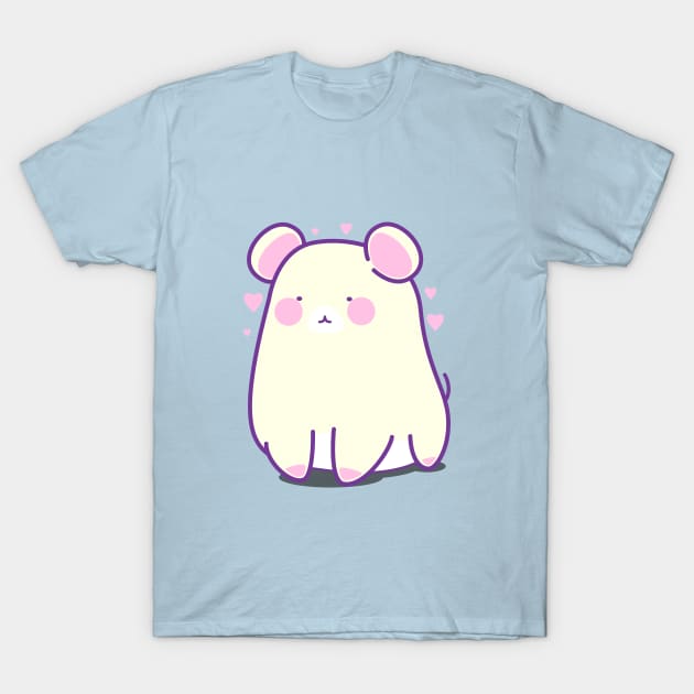 Cute Mouse Design T-Shirt by BrightLightArts